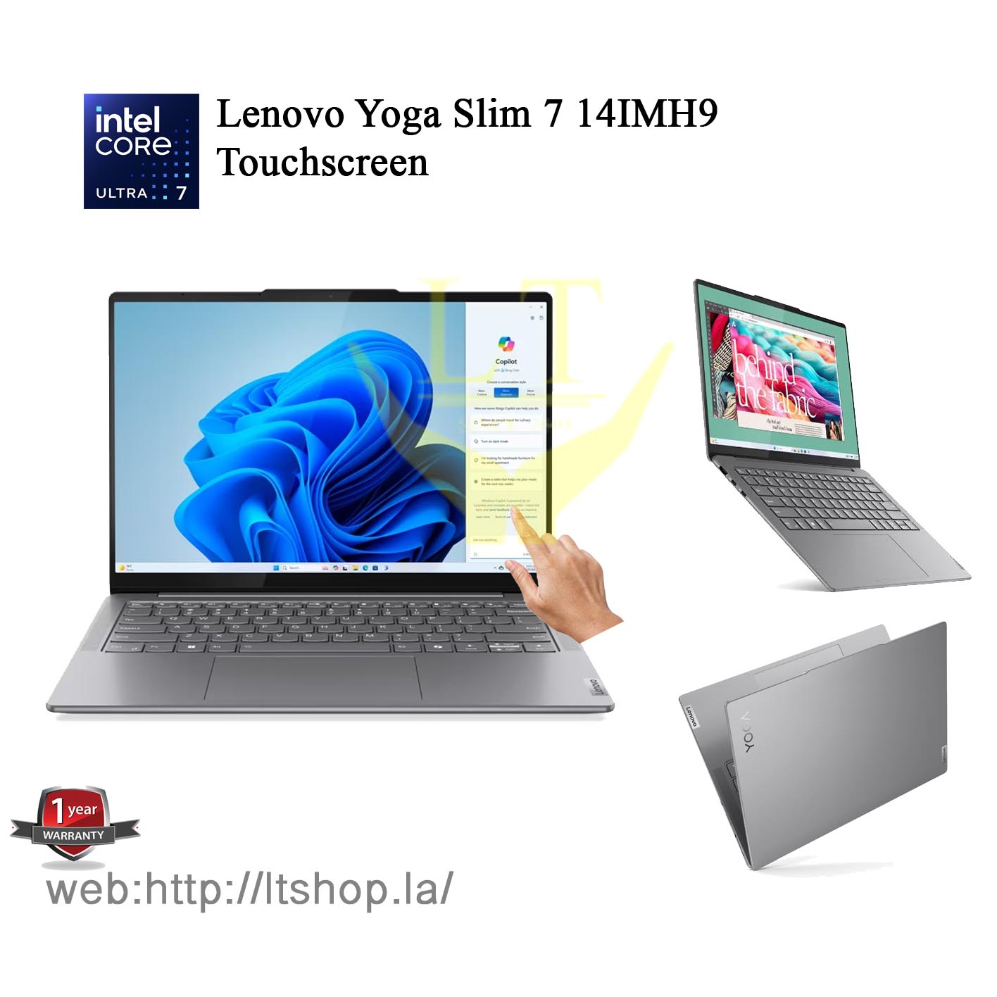 Lenovo Yoga Slim 7 14IMH9 / Intel Core Ultra 7-155H / 14